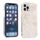 iphone 13 pro max - soft silicone rubber case white marble