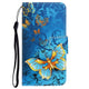leather case case gold butterfly