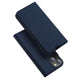 iphone 14 / 13- dux ducis flip folio case bleu