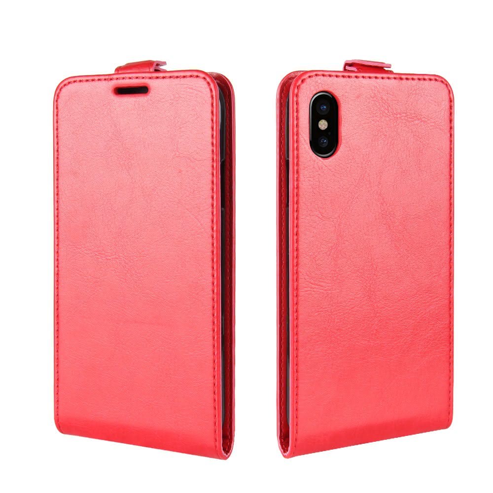 Iphone Xs / X - Leather Flip Case With Photo 