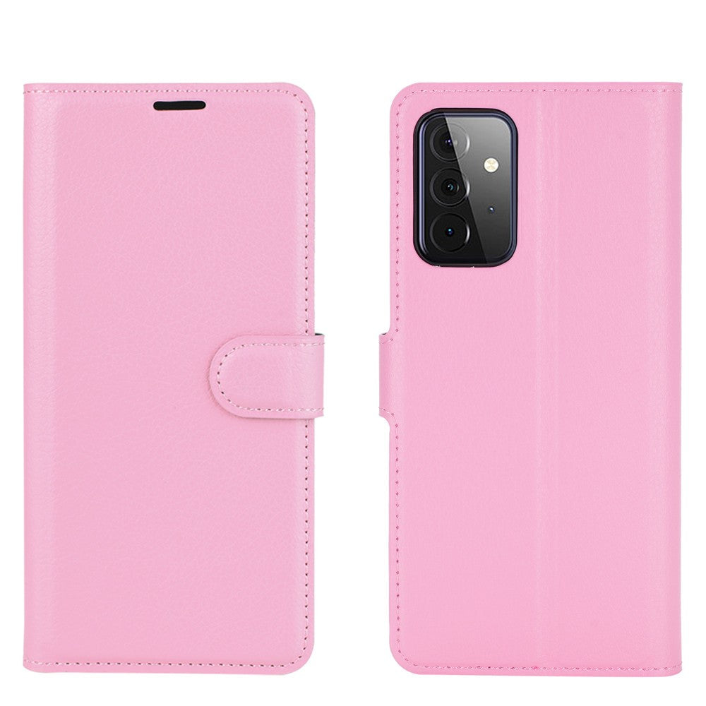 Galaxy A72 - Leather Case Cover Pink