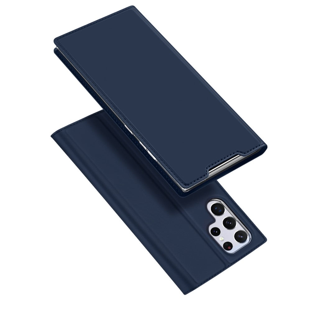 Galaxy S22 Ultra - Dux Ducis Flip Folio Case bleu