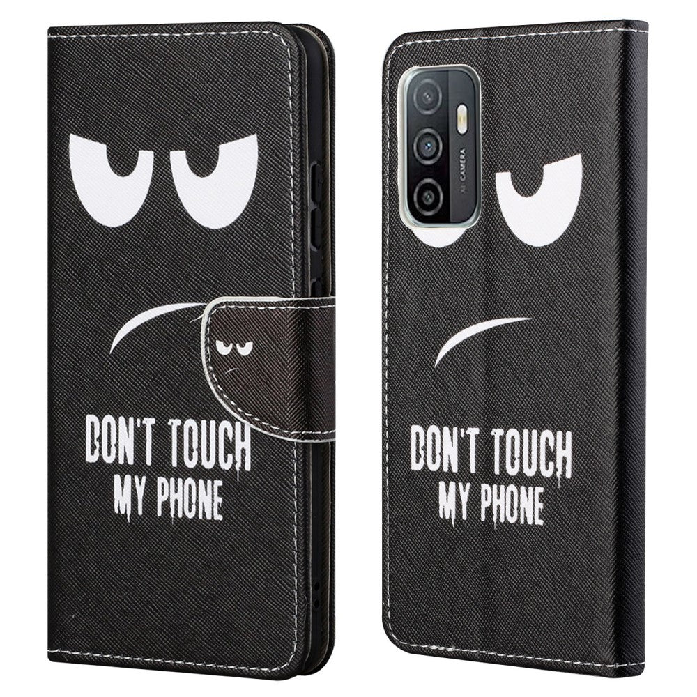 Galaxy A53 5G - leather cover Don't Touch 