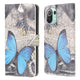 cover case butterfly blue