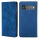 google pixel 6 pro - vintage flip case cover blue