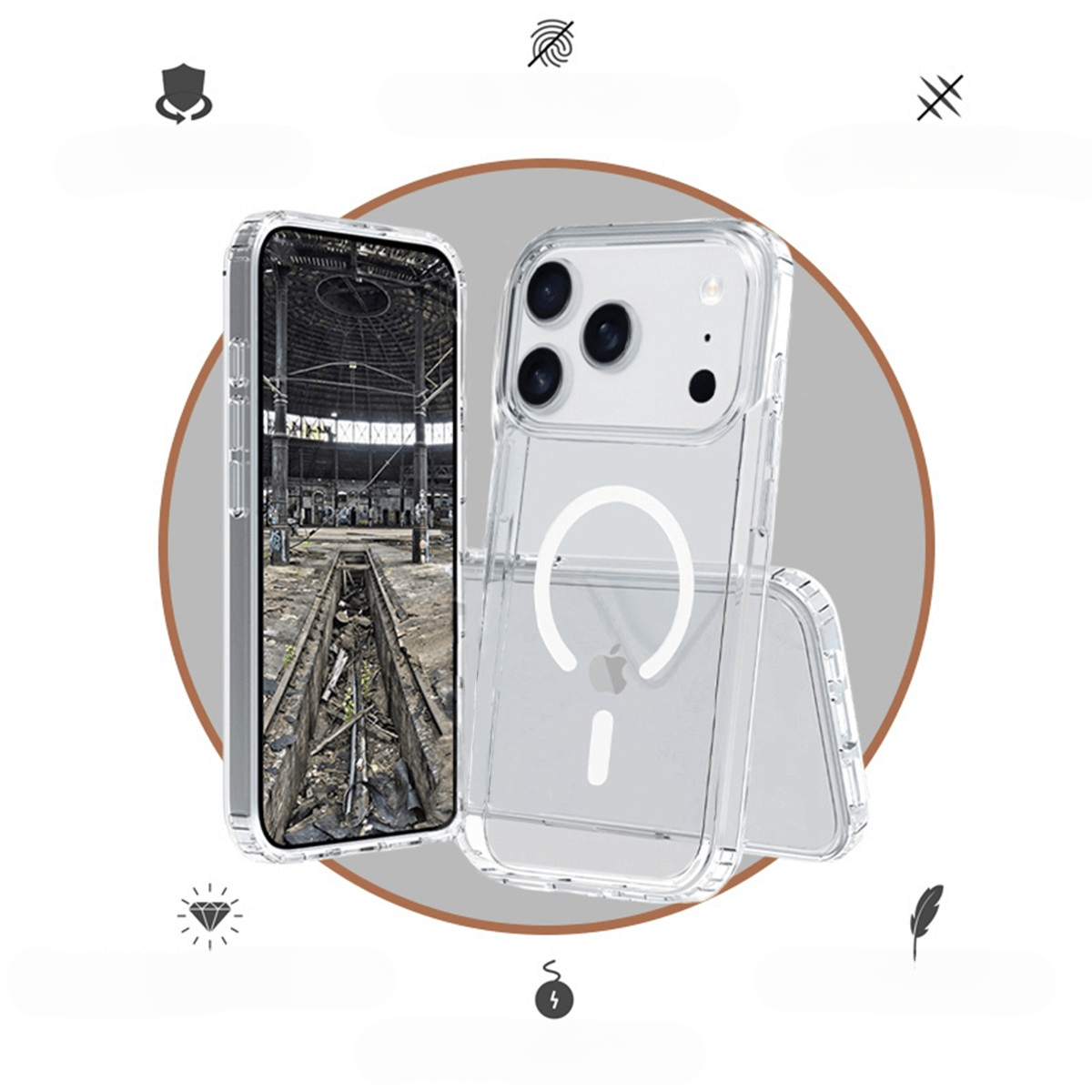 iPhone 17 Pro Max  - JT Pankow Clear MagSafe