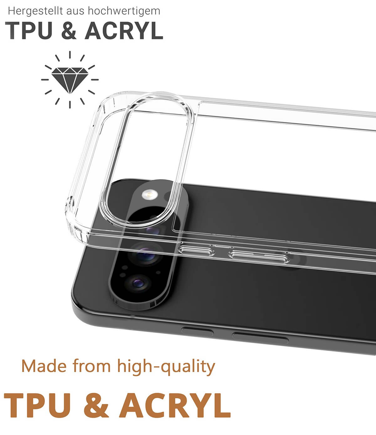 Google Pixel 10 / Pixel 10 Pro - Coque JT Pankow Clear