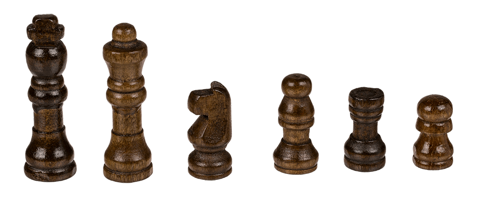 Gioco degli scacchi in legno 34 cm