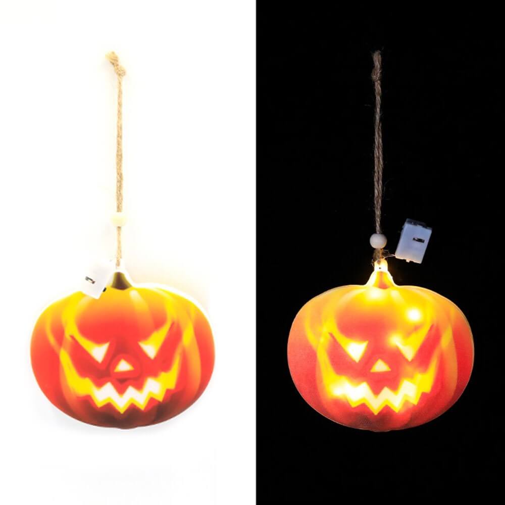 Lot de 2 pendentifs LED de décoration de fête d'Halloween