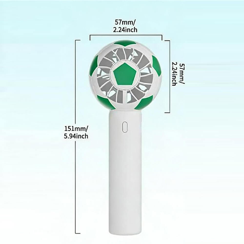 Mini ventilatore calcio USB – Ventilatore portatile dal design soccer