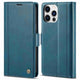 iphone 14 pro max - couverture de l'affaire stand flip bleu