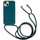 iphone 14 / 13 - case with neck strap green