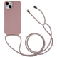 iphone 14 / 13 - coque avec cordelière rose