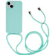 iphone 14 / 13 - case with neck strap cyan