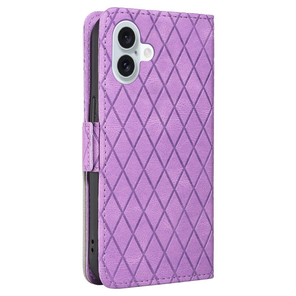 iPhone 16 Plus - Wallet Case Rhombus 