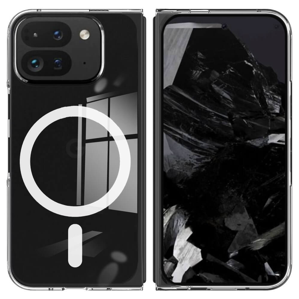 Google Pixel 9 Pro Fold  - Custodia protettiva in acrilico con magnete