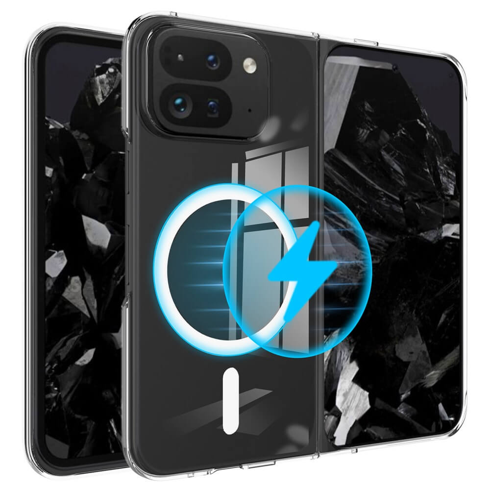 Google Pixel 9 Pro Fold - Coque acrylique protective avec aimant