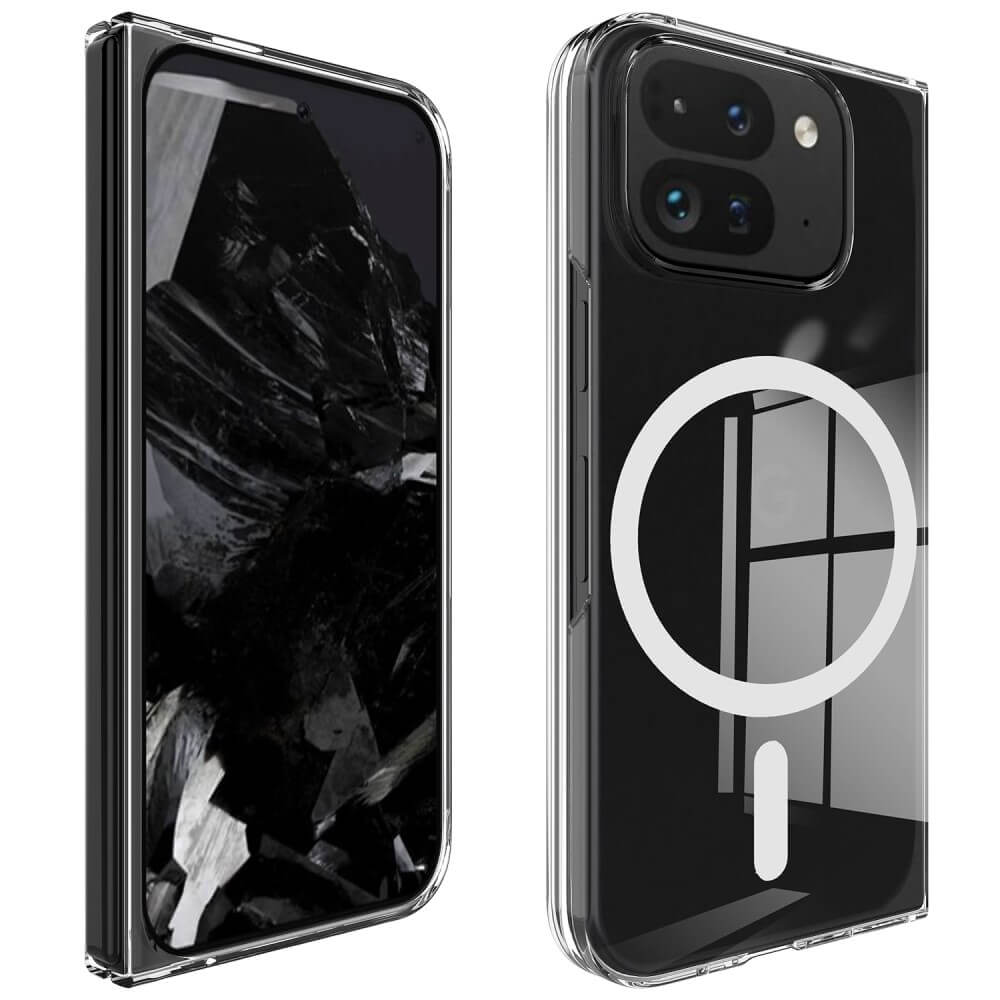 Google Pixel 9 Pro Fold - Coque acrylique protective avec aimant