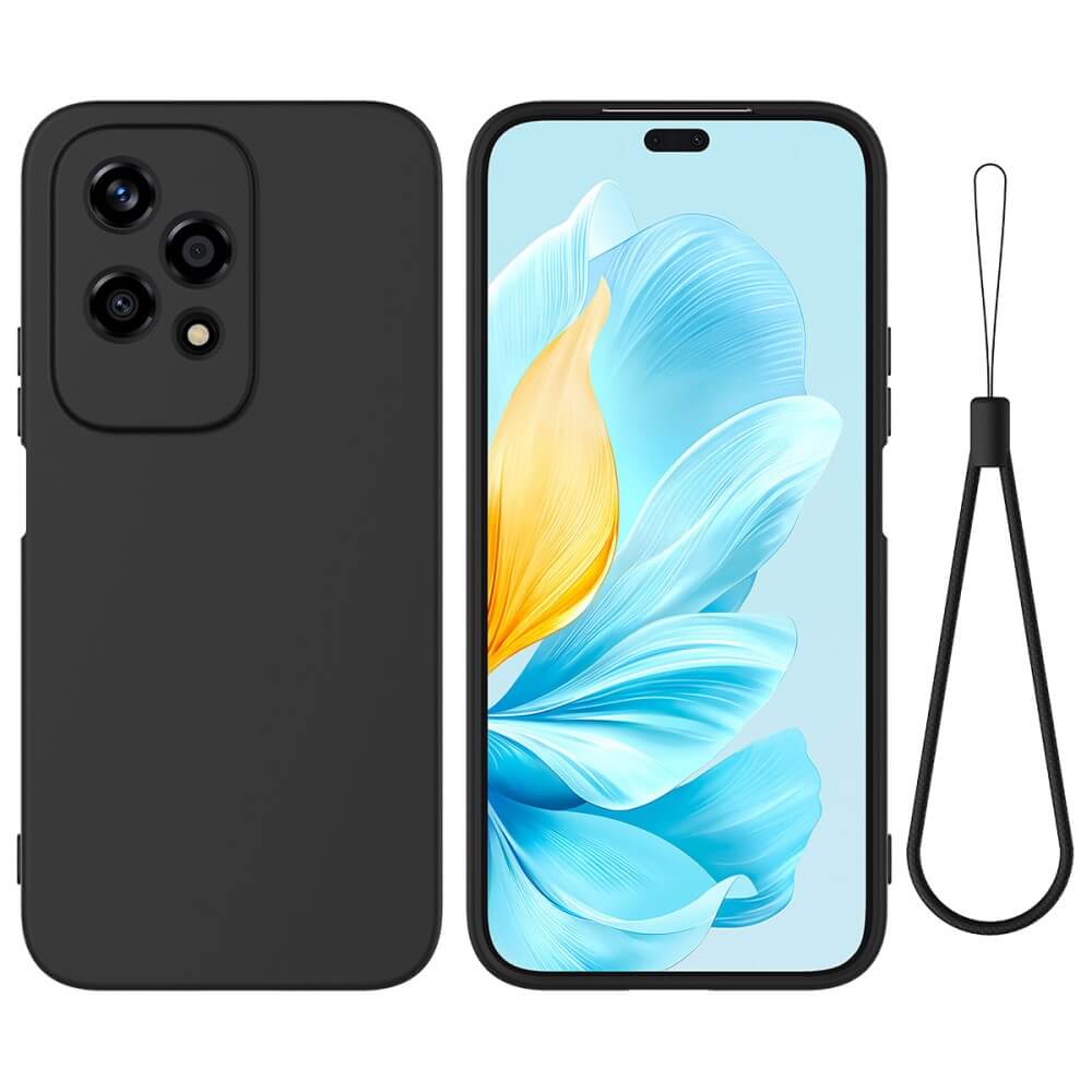 Honor 200 Pro Brushed TPU Case - Carbon Fiber - Black