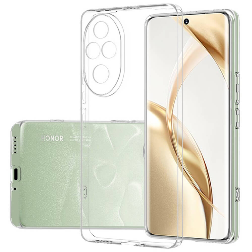 HONOR 200 Pro - Silikon Gummi Case transparent