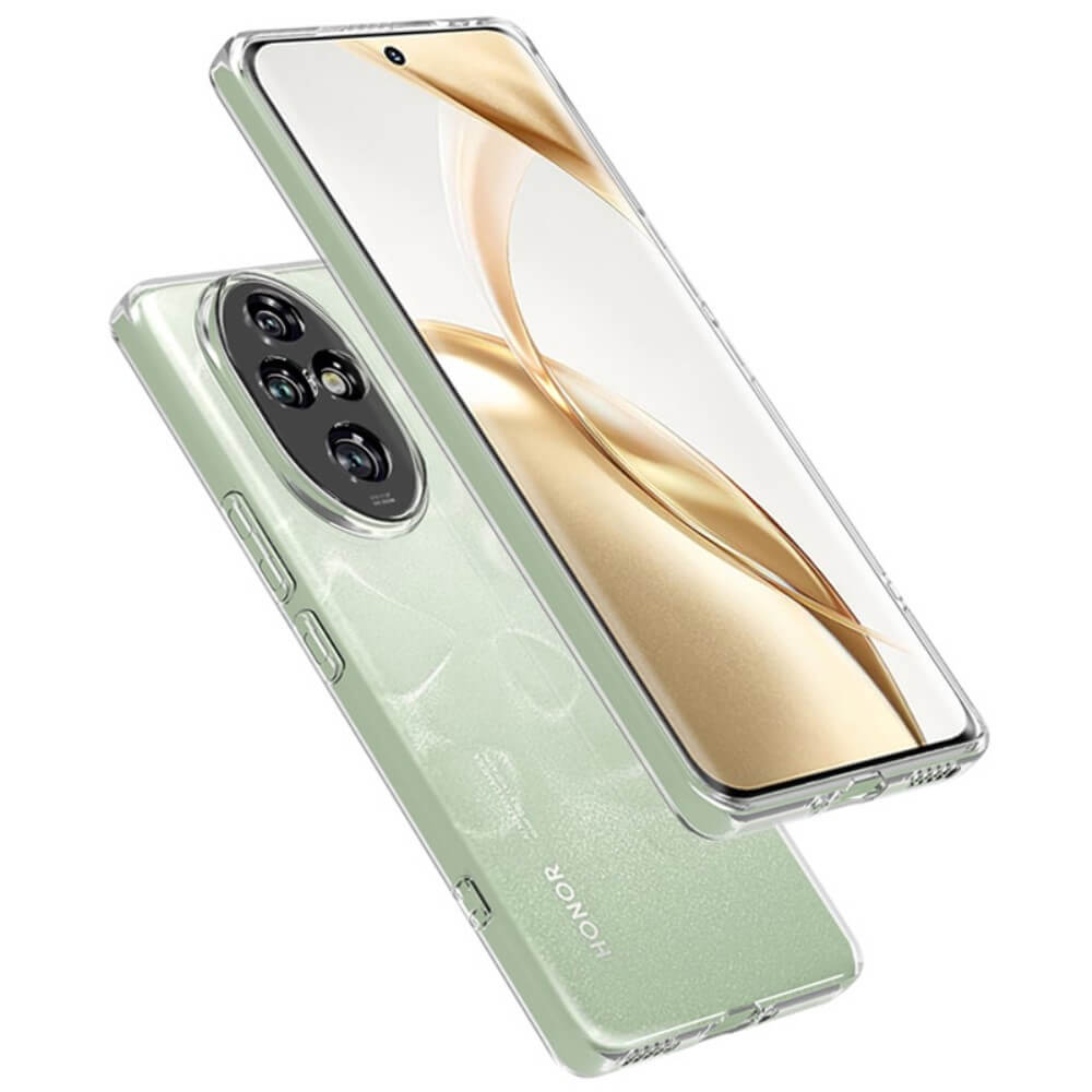 HONOR 200 Pro - Silikon Gummi Case transparent