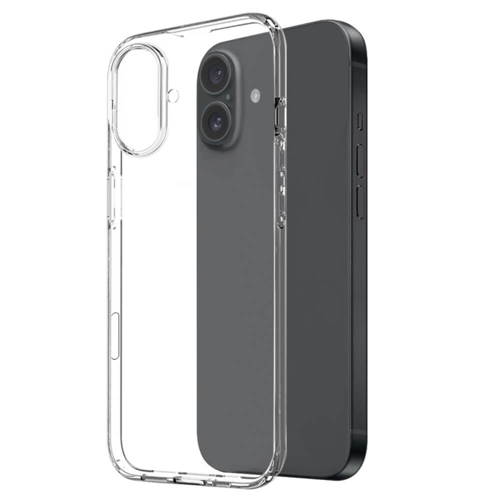 iPhone 16 Plus - NORTHJO Set TPU Case and Tempered Glass