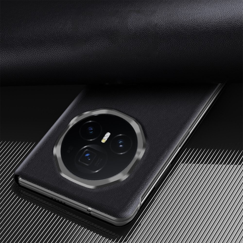 Cover Portafoglio In Pelle PU Per Honor 20 Pro – Custodia Con Chiusura Magnetica, Funzione Stand E Slot Porta Carte (Nero DT)