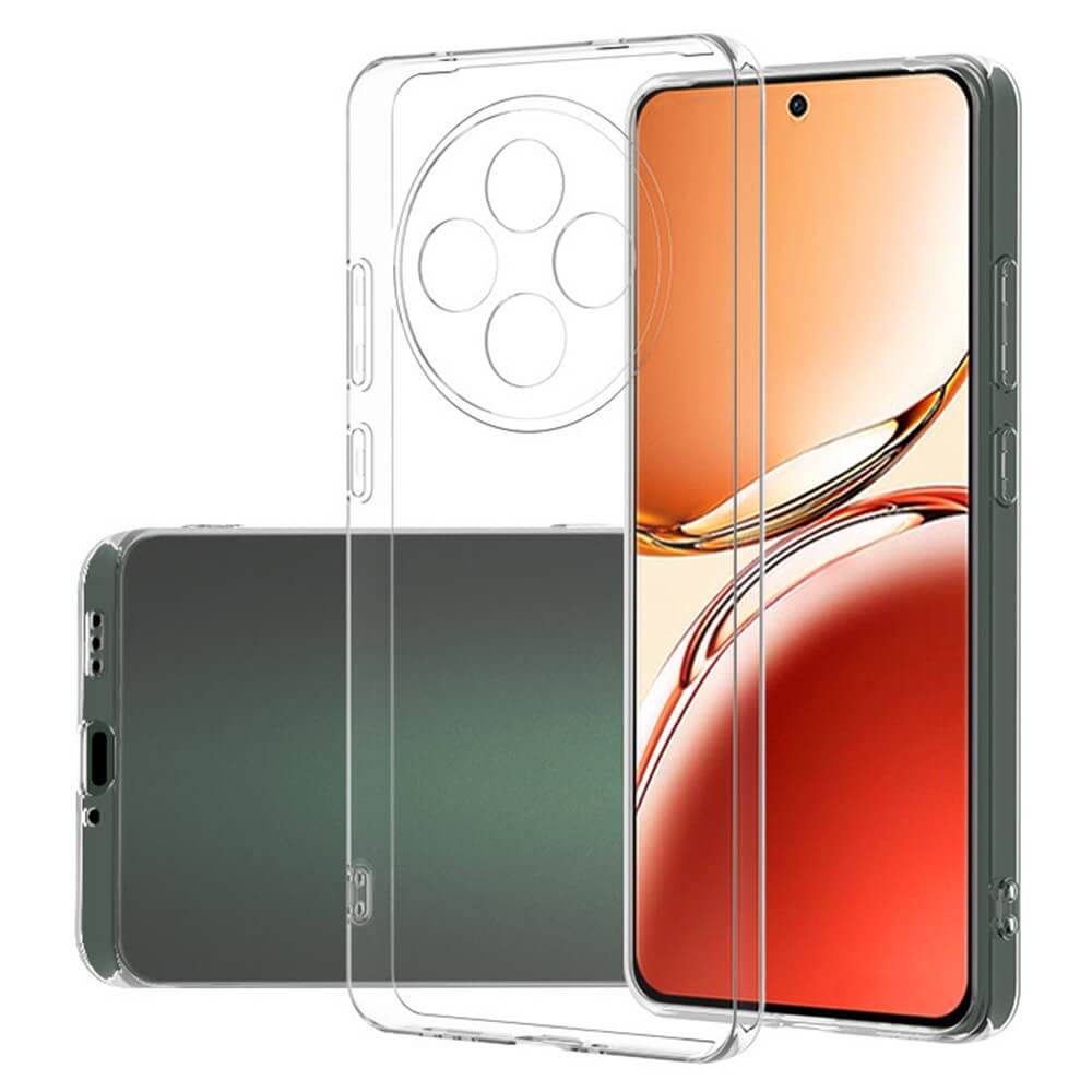 OPPO Reno12 F 5G - Silicone Rubber Case transparent