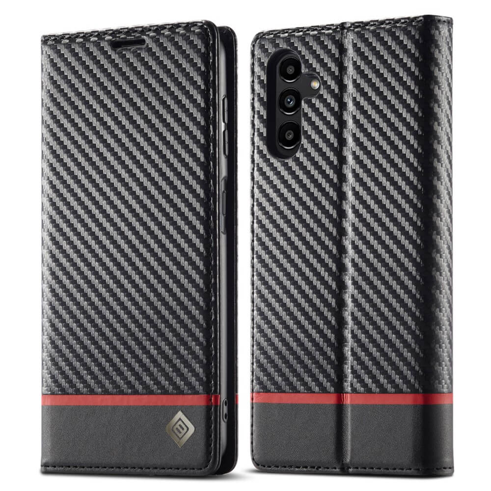 Galaxy S24 FE - LC.IMEEKE Custodia Carbon Fiber