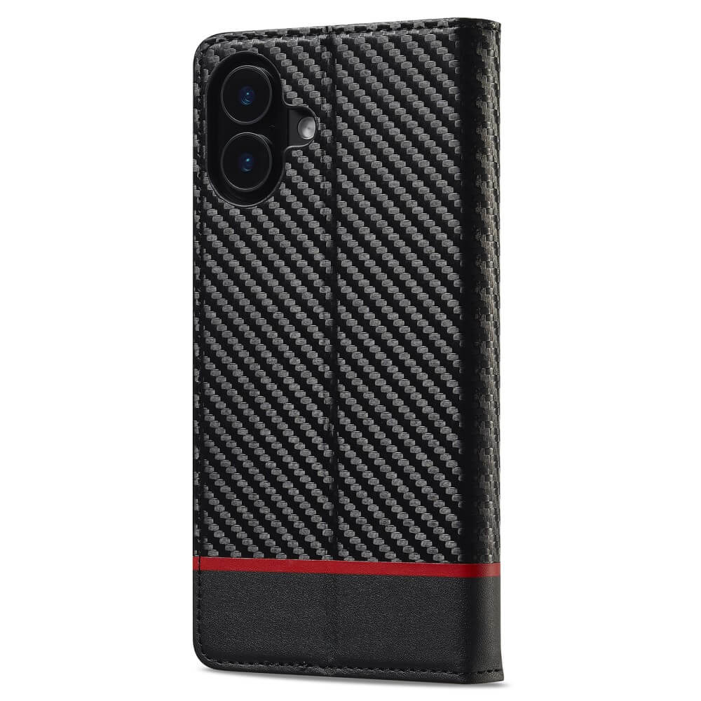 iPhone 16 Plus - LC.IMEEKE Custodia Carbon Fiber