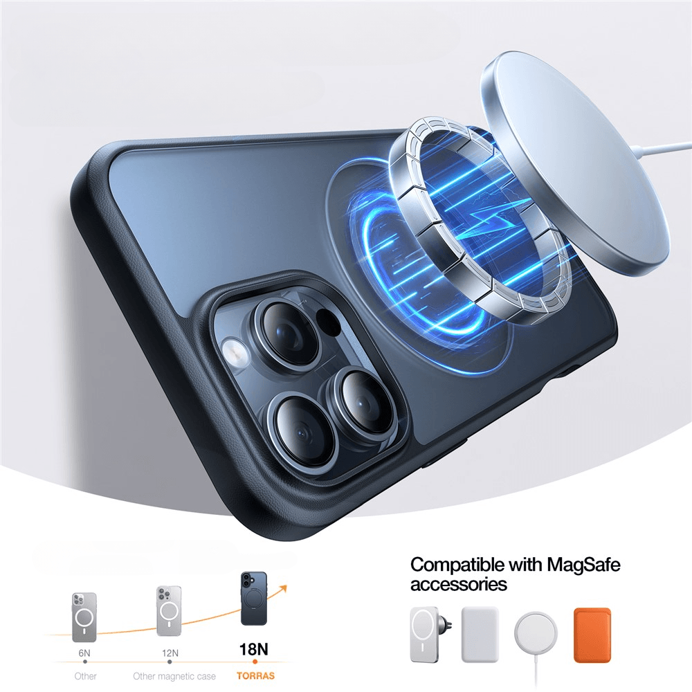 iPhone 16 Pro - TORRAS Ostand O1 Guardian Series