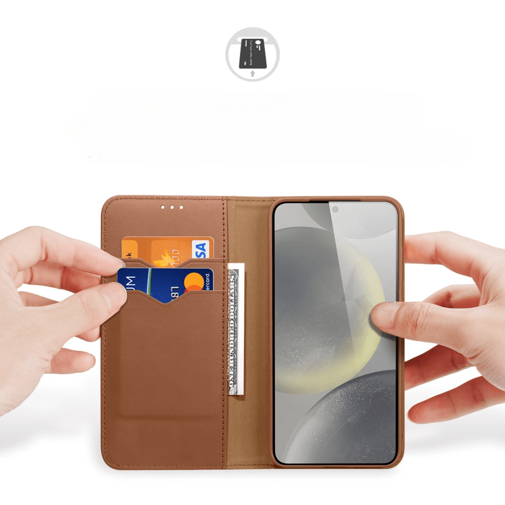 Galaxy S25 - DUX DUCIS HIVO Etui Tasche mit RFID-Schutz