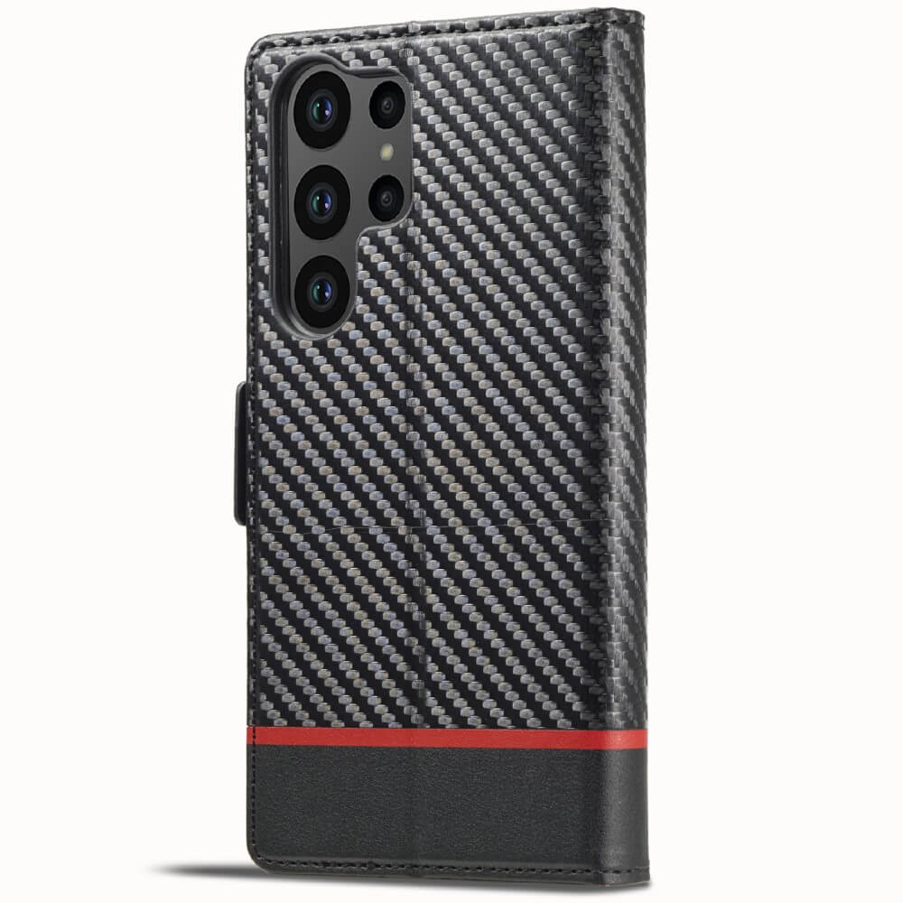 Galaxy S25 Ultra - LC.IMEEKE Case Carbon Fiber