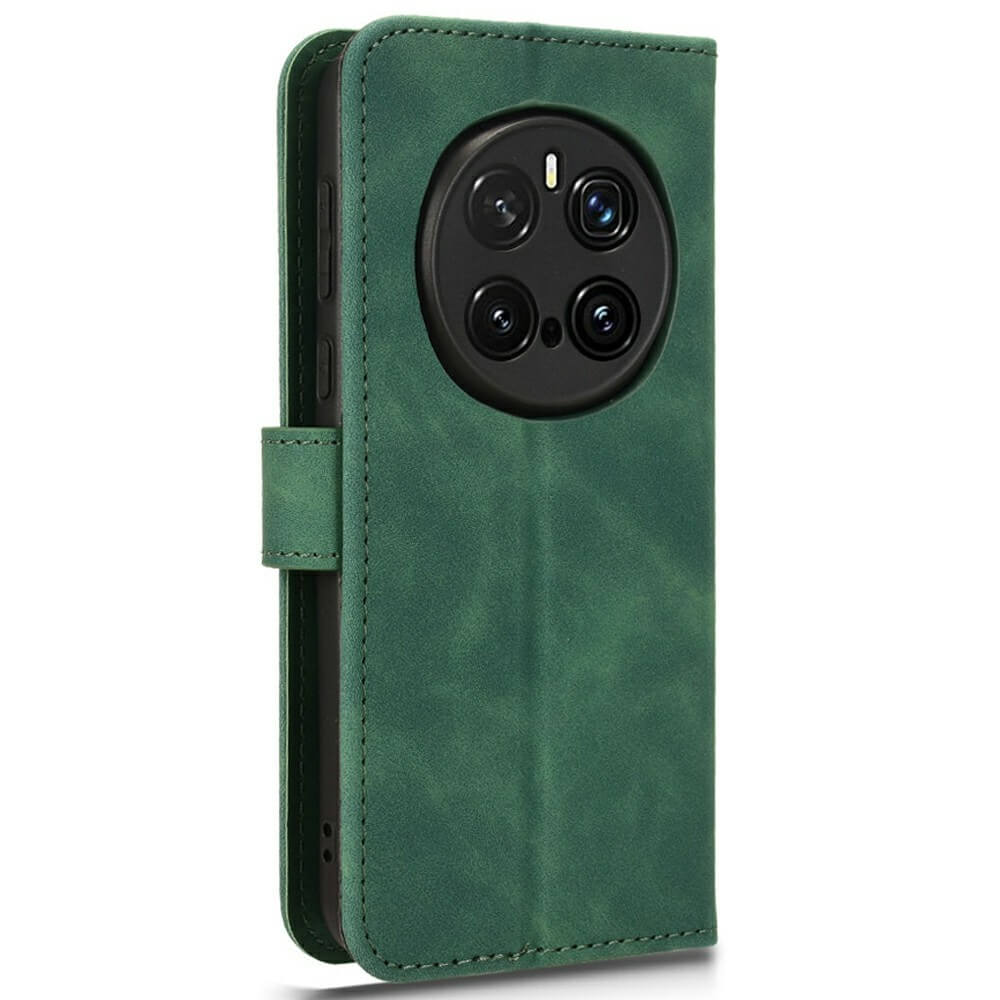 HONOR Magic7 Pro - Solide Leder Etui Hülle