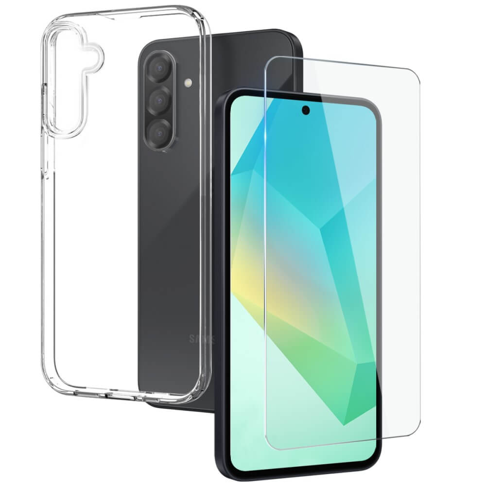 Galaxy A36 5G - NORTHJO Set TPU Case and Tempered Glass