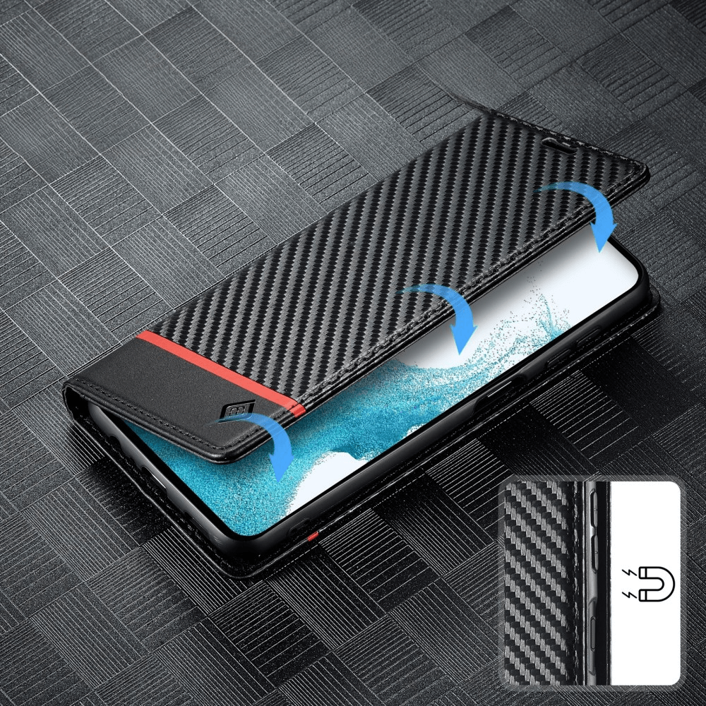 Galaxy S25+ Plus - LC.IMEEKE Hülle Carbon Fiber