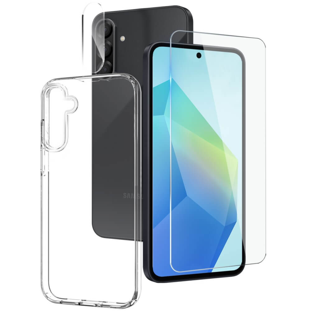 Galaxy A56 5G - NORTHJO Set TPU Case and Tempered Glass