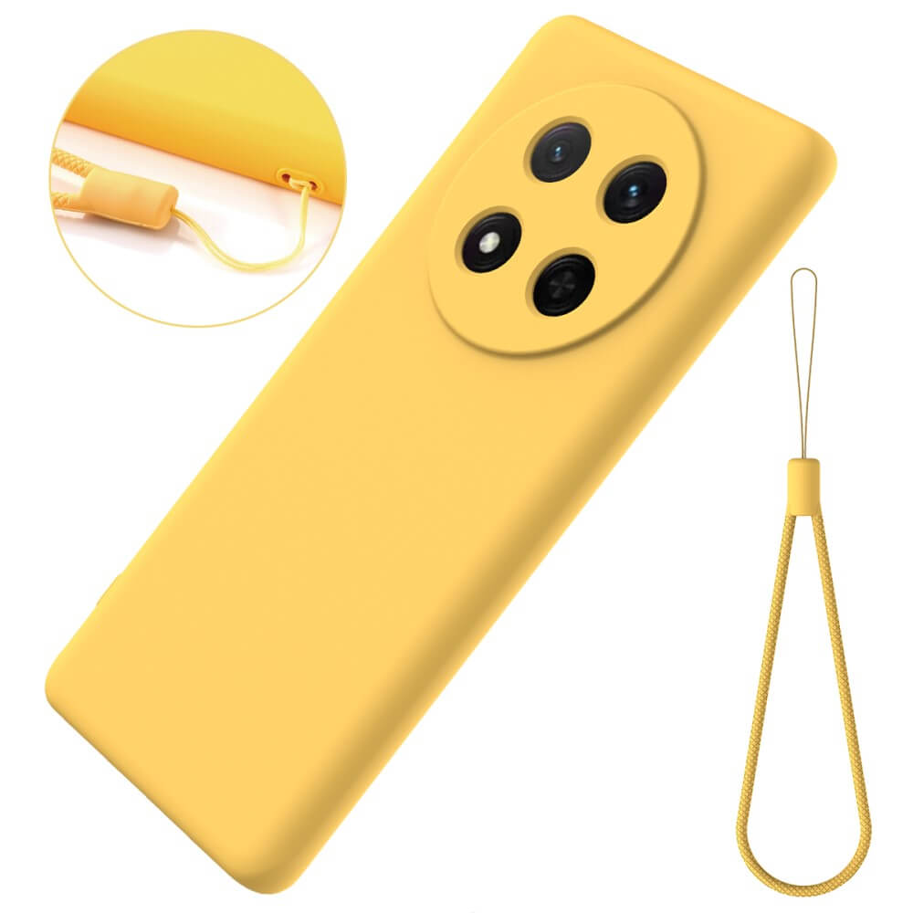 HONOR Magic7 Lite - Silikon Gummi Hülle mit Riemen