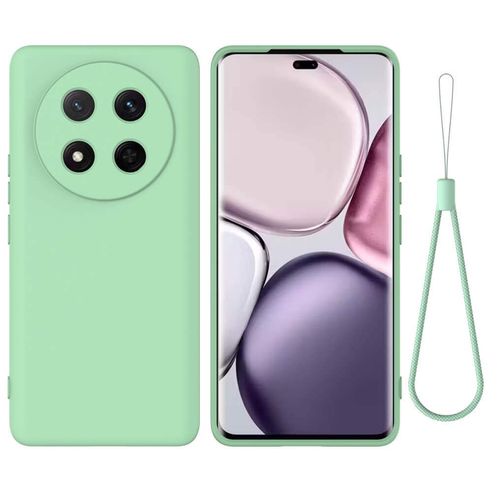 HONOR Magic7 Lite - Silikon Gummi Hülle mit Riemen