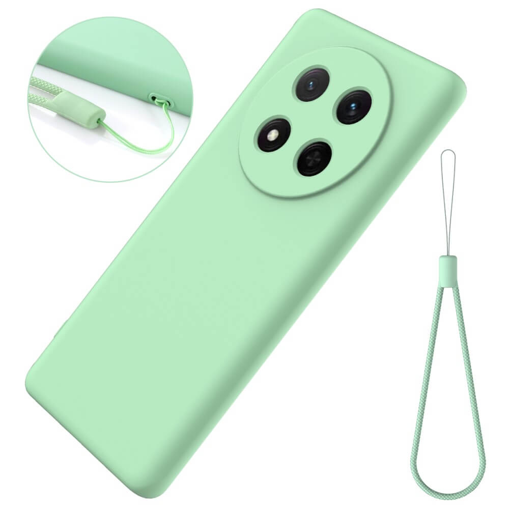 HONOR Magic7 Lite - Silikon Gummi Hülle mit Riemen