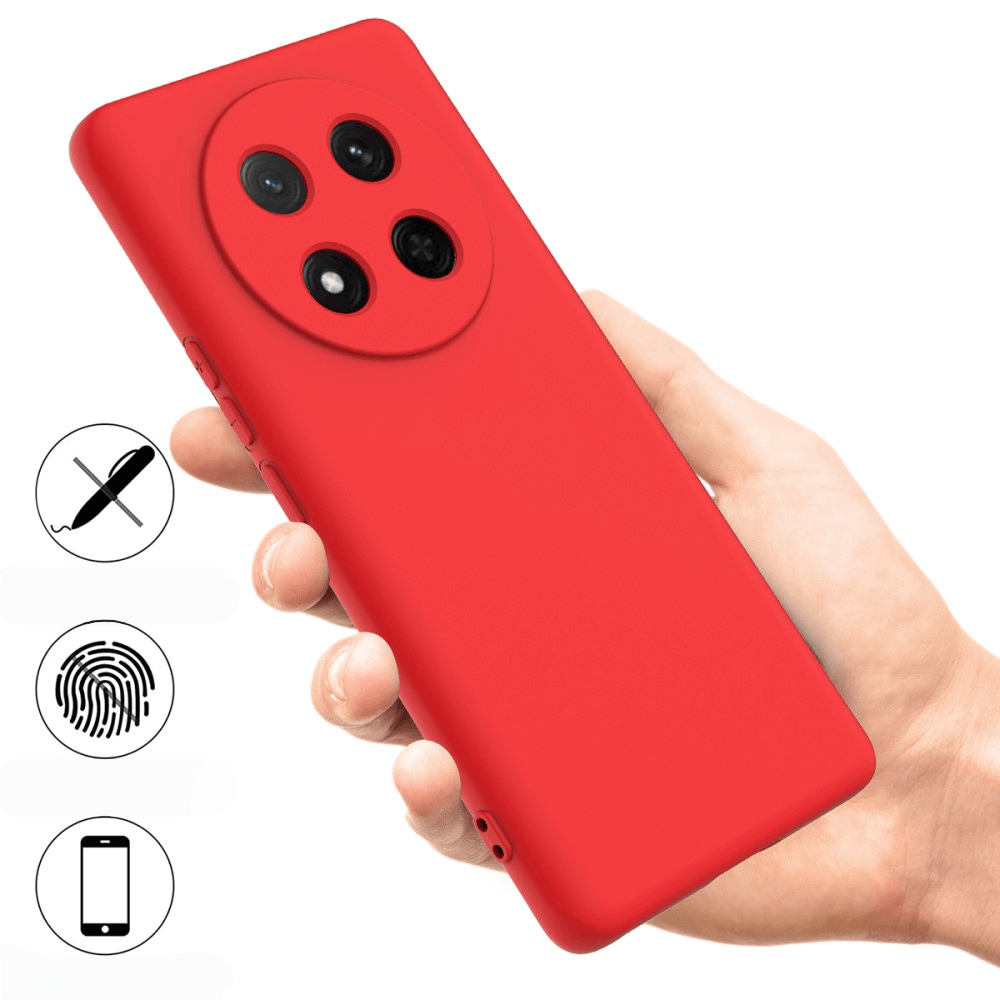 HONOR Magic7 Lite - Silikon Gummi Hülle mit Riemen