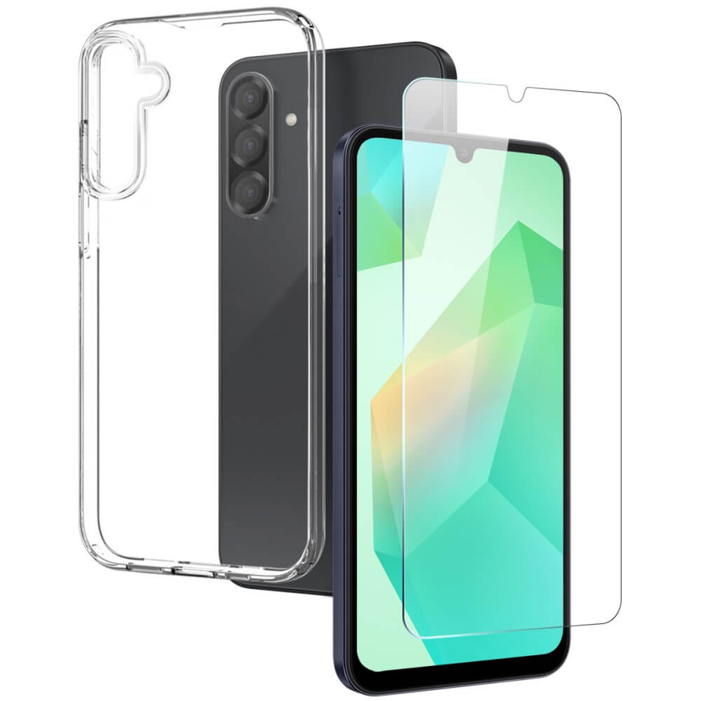 Galaxy A26 5G - NORTHJO Set coque pour portable et verre trempé