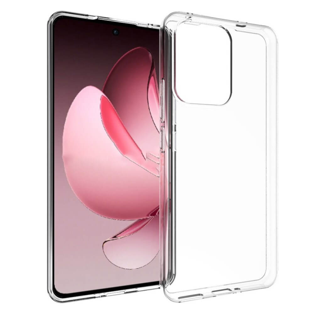 OPPO Reno13 F - Silicone Rubber Case transparent