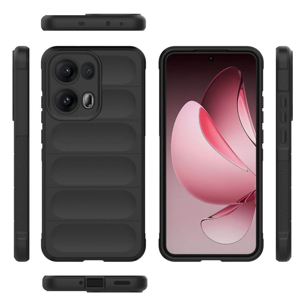 HAOYE Handyhülle Für Oppo Reno 13 (Reno13) 5G – Ultradünne TPU Schutzhülle Mit Stoffauskleidung In Blau