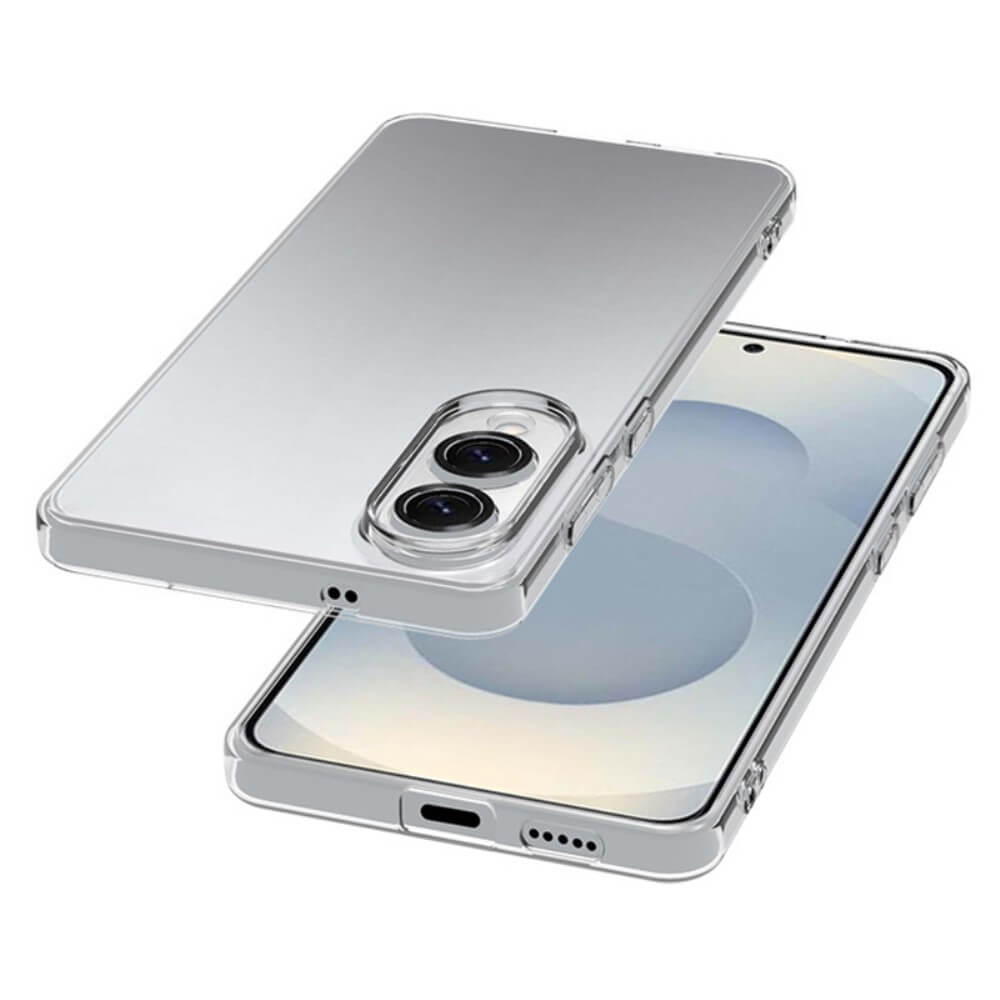 Galaxy S25 Edge- Silicone Rubber Case transparent