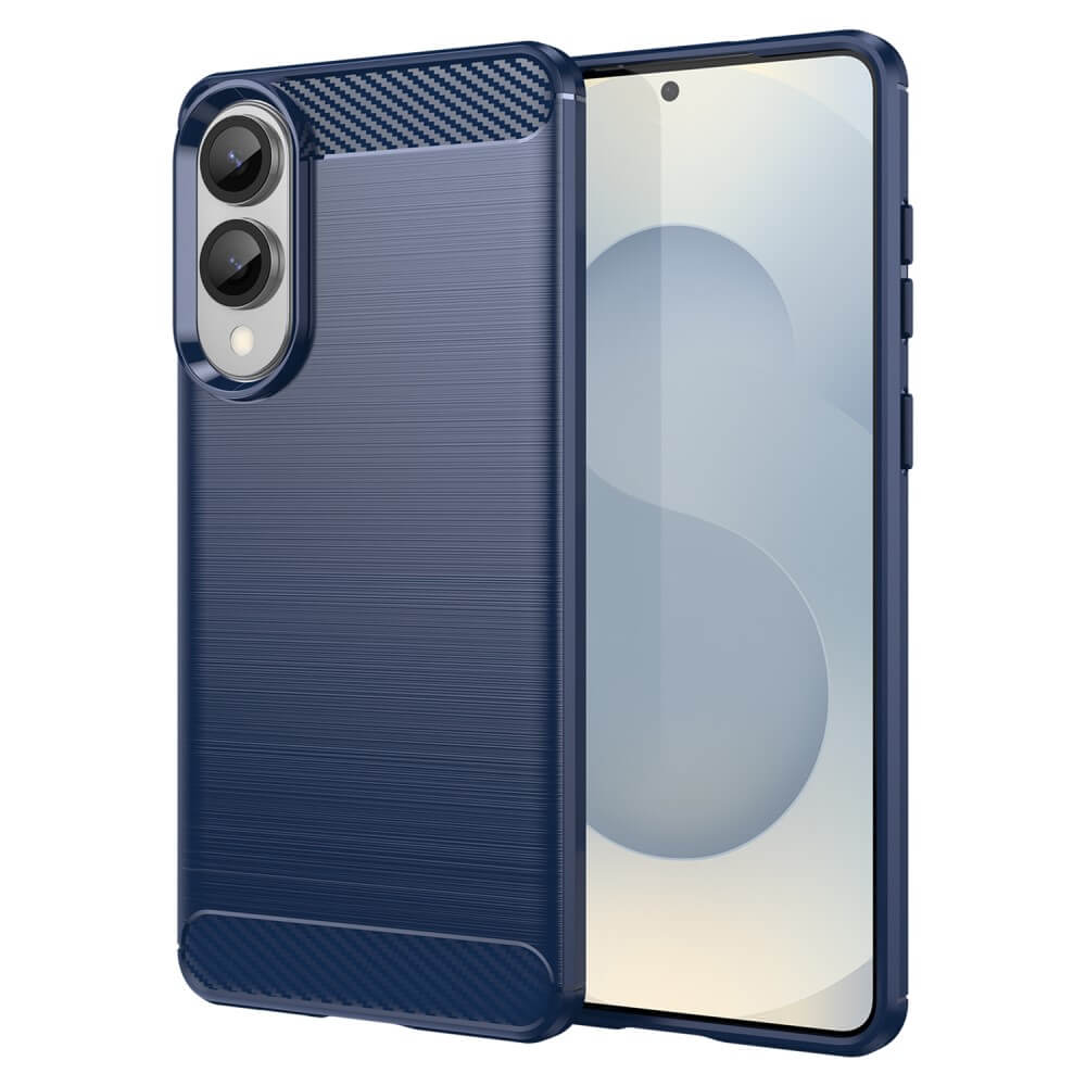 Galaxy S25 Edge - Metall Carbon Look Hülle