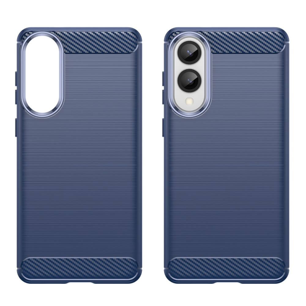Galaxy S25 Edge - Metall Carbon Look Hülle
