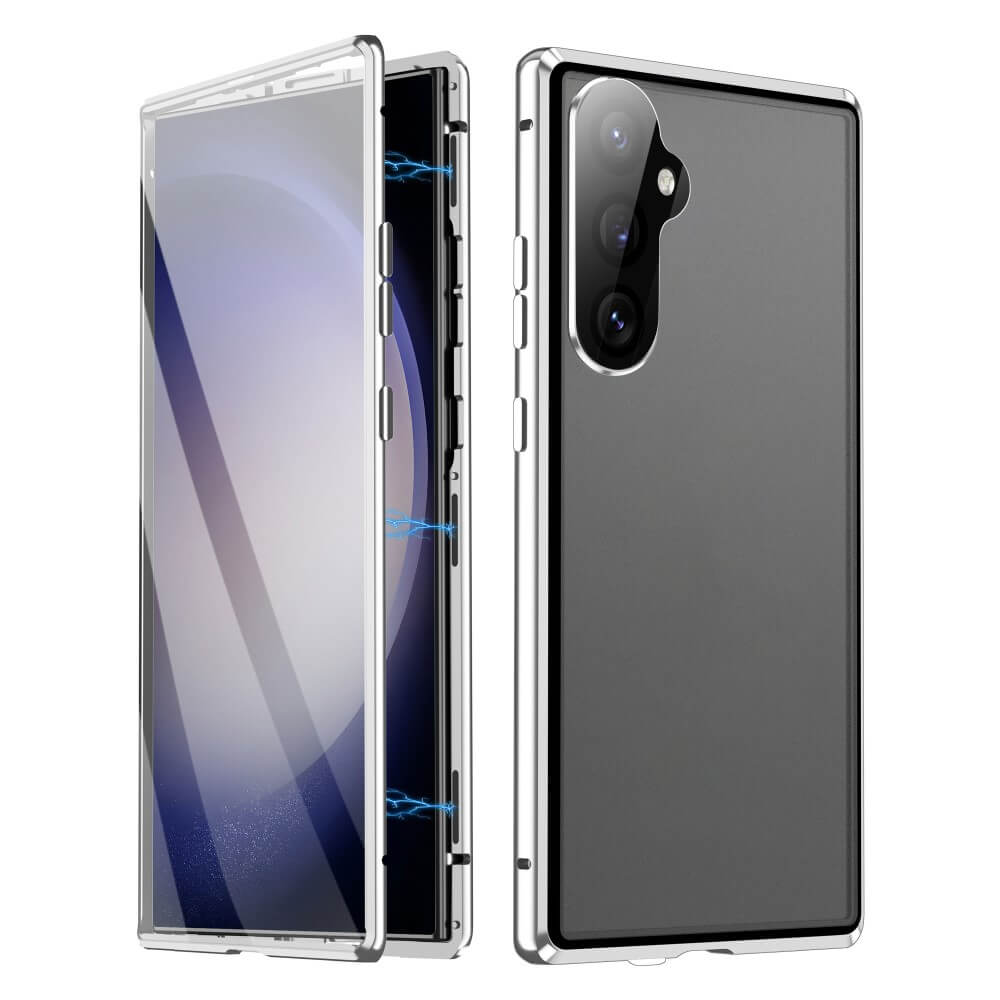 Galaxy S25  - Magnetische 360° Premium Schutzhülle mit Panzerglas