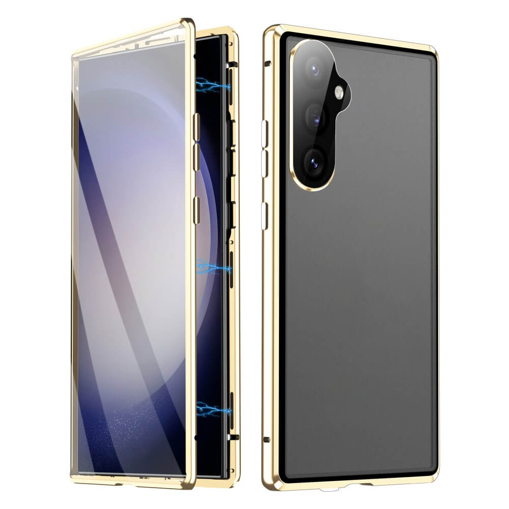 Galaxy S25  - Magnetische 360° Premium Schutzhülle mit Panzerglas