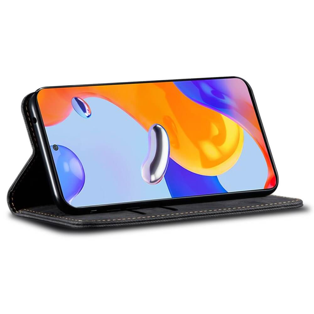 Xiaomi 15 Ultra - Flip Case in Jeans Stoff Optik